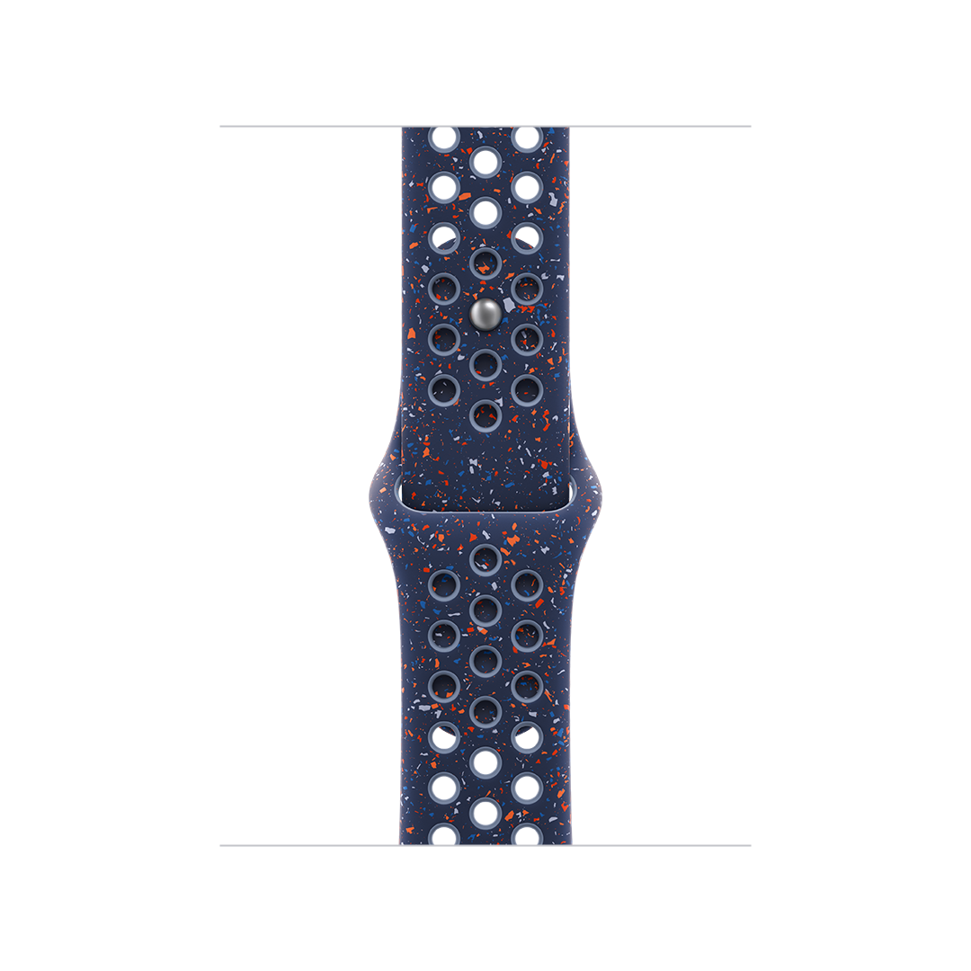 Correa Nike Sport azul satén (42 mm) de Apple - Talla M/L (Para muñecas de 150 a 200 mm)