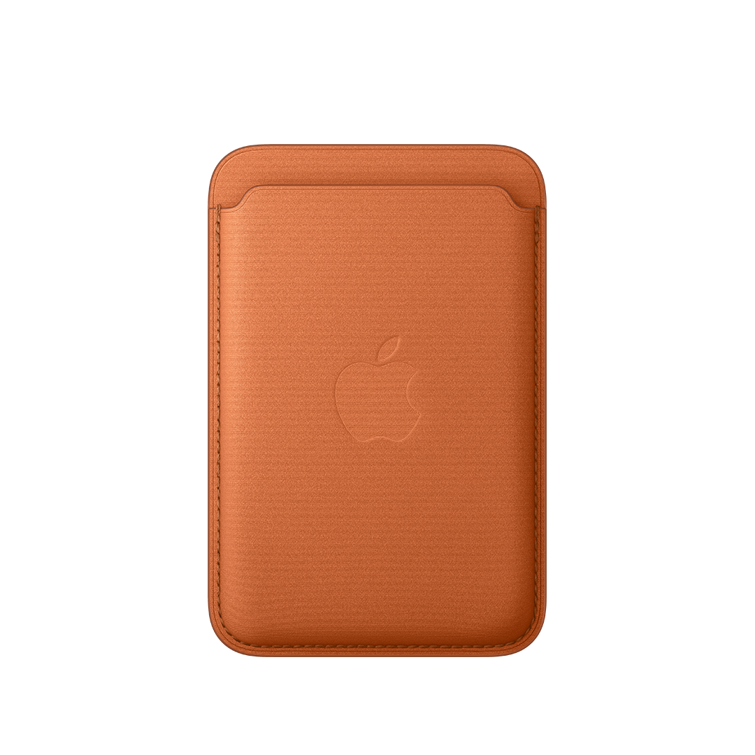 Cartera de trenzado fino con MagSafe de Apple para el iPhone - Naranja zorro