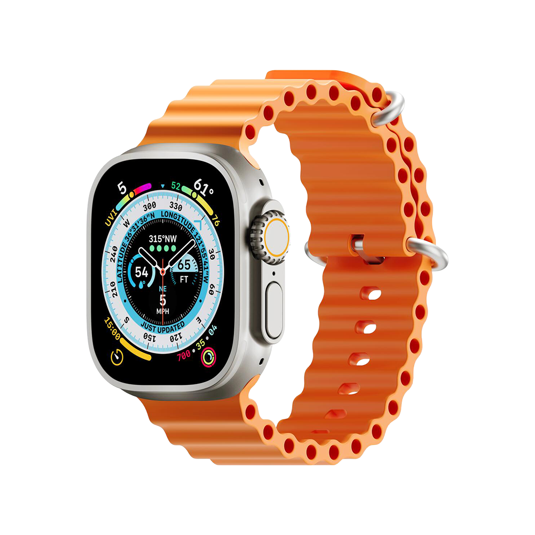 Correa H2O de Next One para Apple Watch (45, 46, 49 mm) - Naranja
