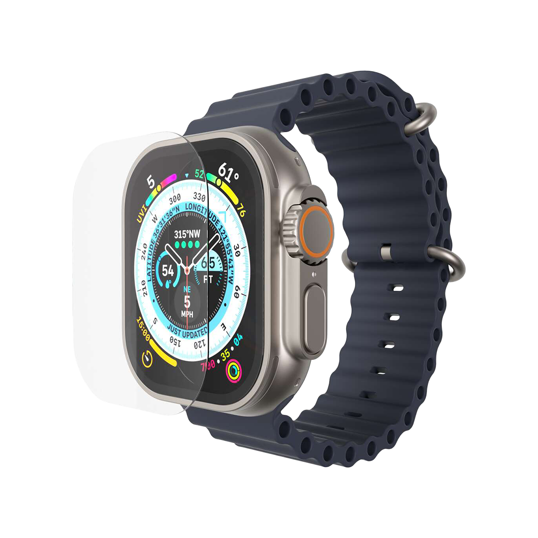 Protector de pantalla de Next One para el Apple Watch Ultra (49 mm) - Transparente