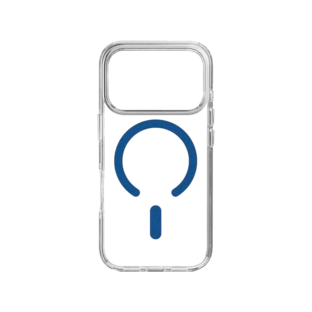 Funda Frozen con MagSafe de Aiino para el iPhone 17 Pro Max - Transparente/azul