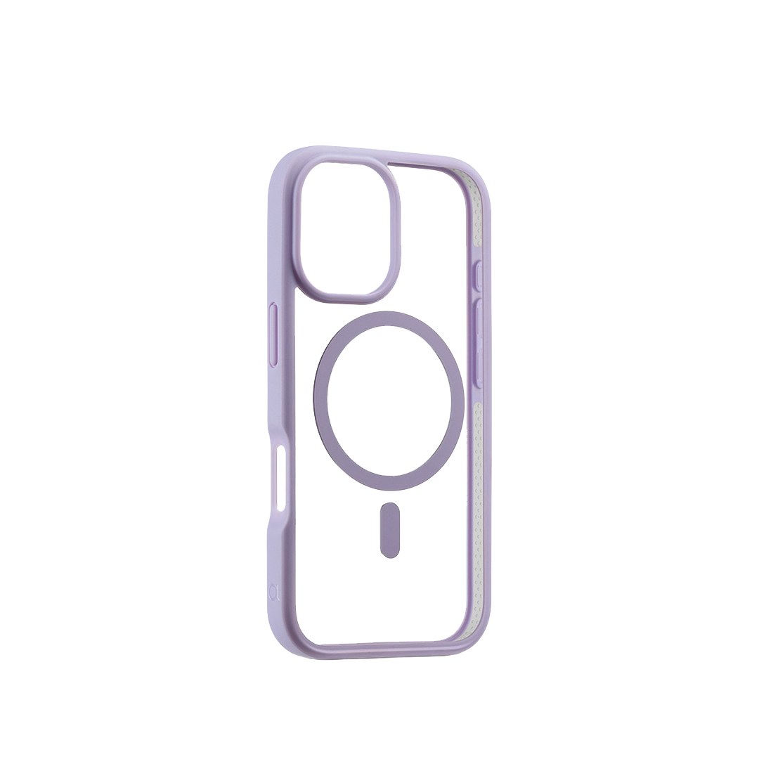 Funda Jump con MagSafe de Aiino para el iPhone 17 - Transparente/lila