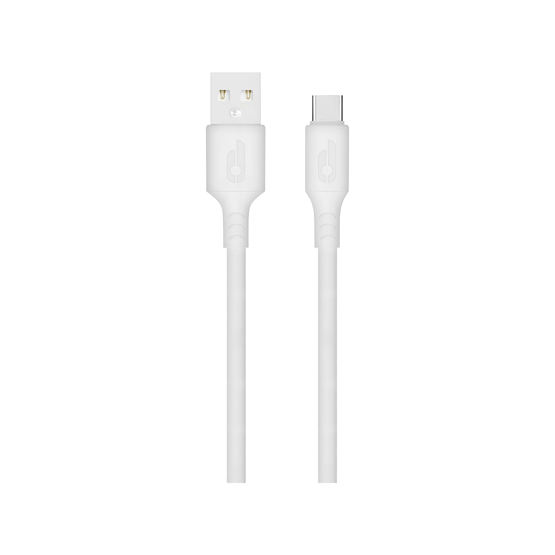 Cable de carga de USB-A a USB-C de BlackByte (1 metro) - Blanco