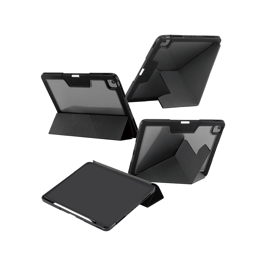 Funda Care Essential con 4 posiciones de PanzerGlass para el iPad Air 13 (M2, M3, M4) - Negro