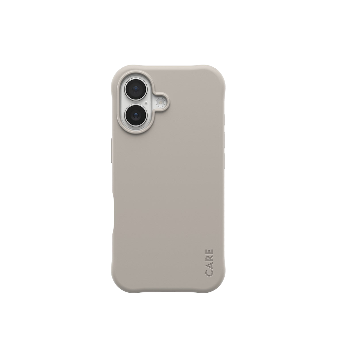 Funda Care Fashionable con MagSafe de PanzerGlass para iPhone 17 - Samba Vainilla