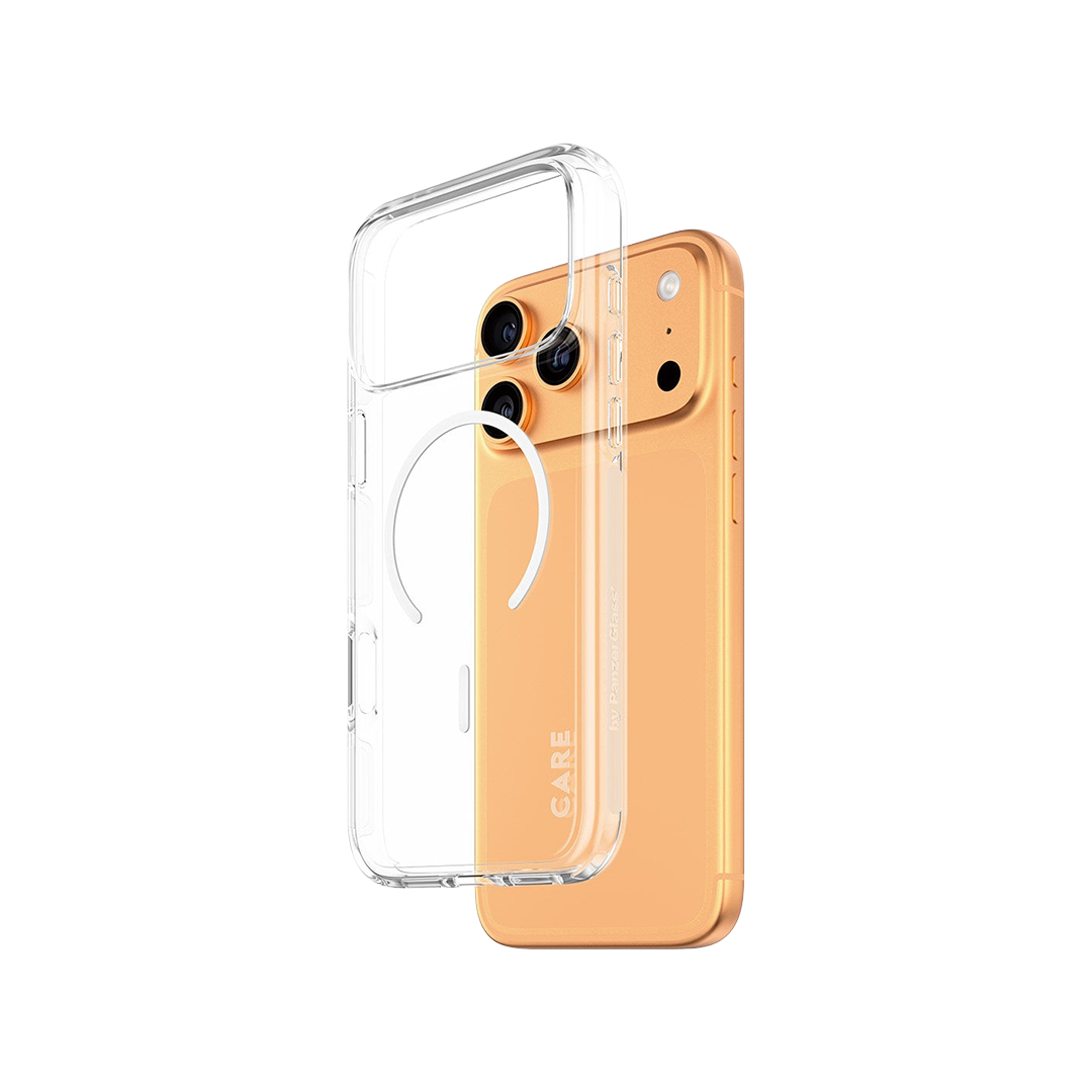 Funda Care Urban Explorer con MagSafe de PanzerGlass para el iPhone 17 Pro Max - Transparente