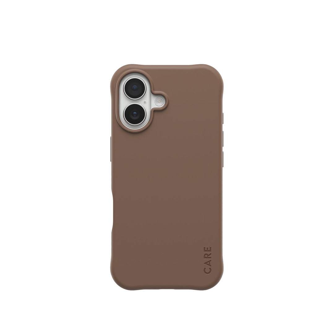 Funda Care Fashionable con MagSafe de PanzerGlass para iPhone 17 - Samba Espresso