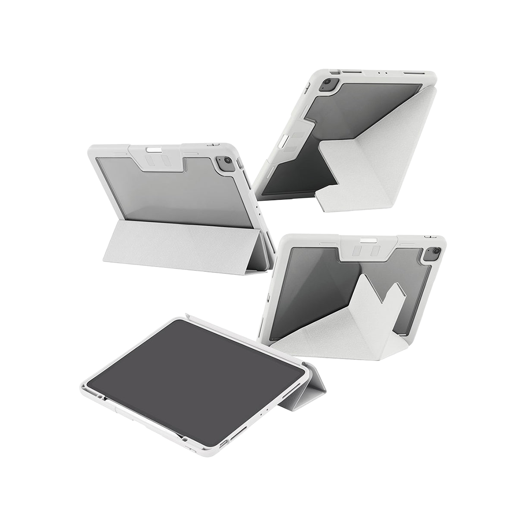 Funda Care Essential con 4 posiciones de PanzerGlass para el iPad Air 13 (M2, M3, M4) - Gris claro