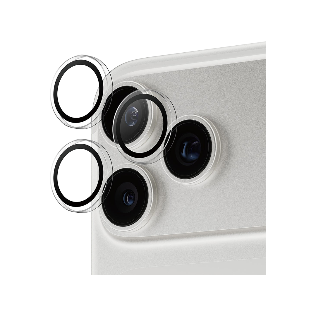 Aros protectores de cámara de PanzerGlass para el iPhone 17 Pro, 17 Pro Max, 16 Pro y 16 Pro Max