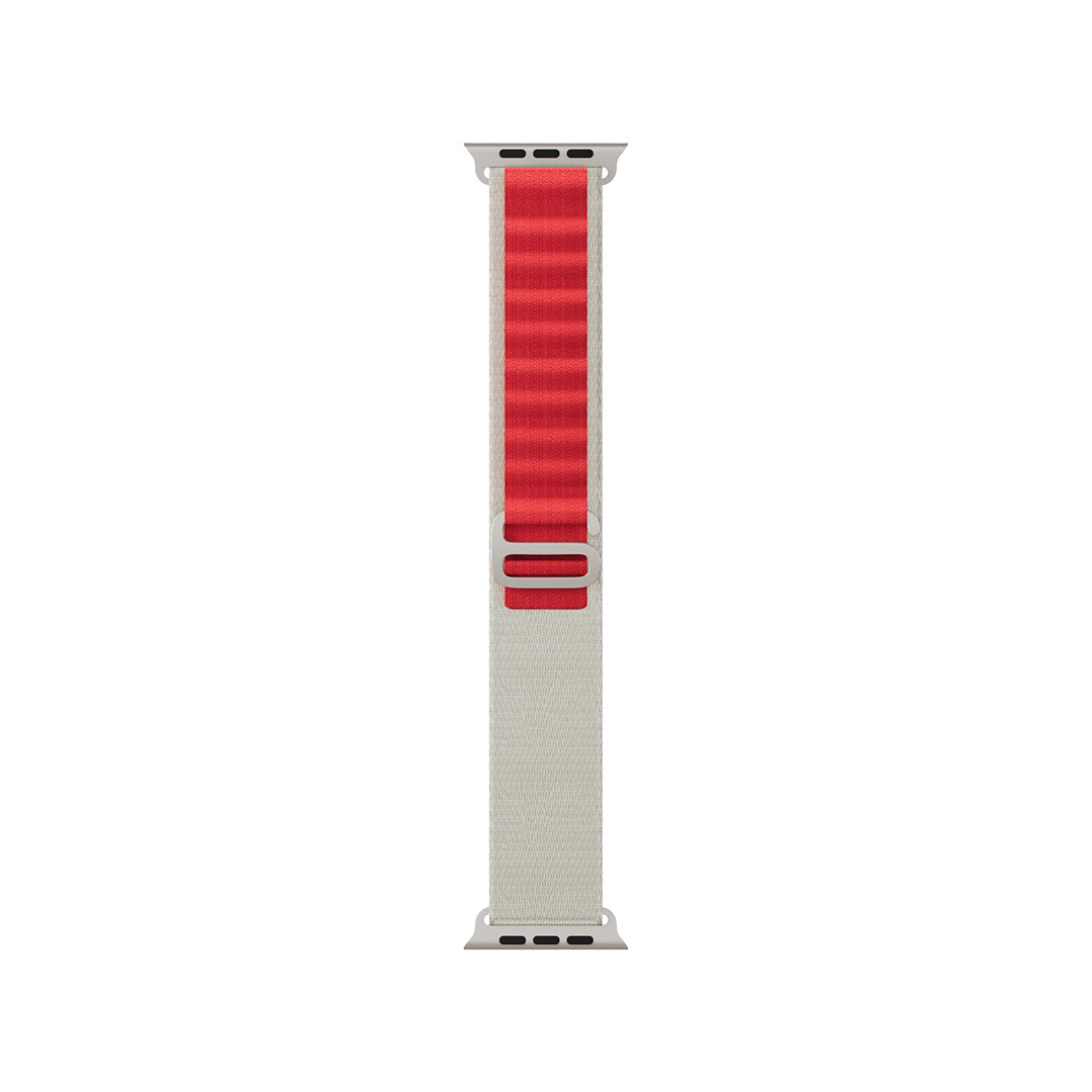 Correa Adventure Loop de Next One para Apple Watch (38, 40, 41 mm) - Blanco/Rojo