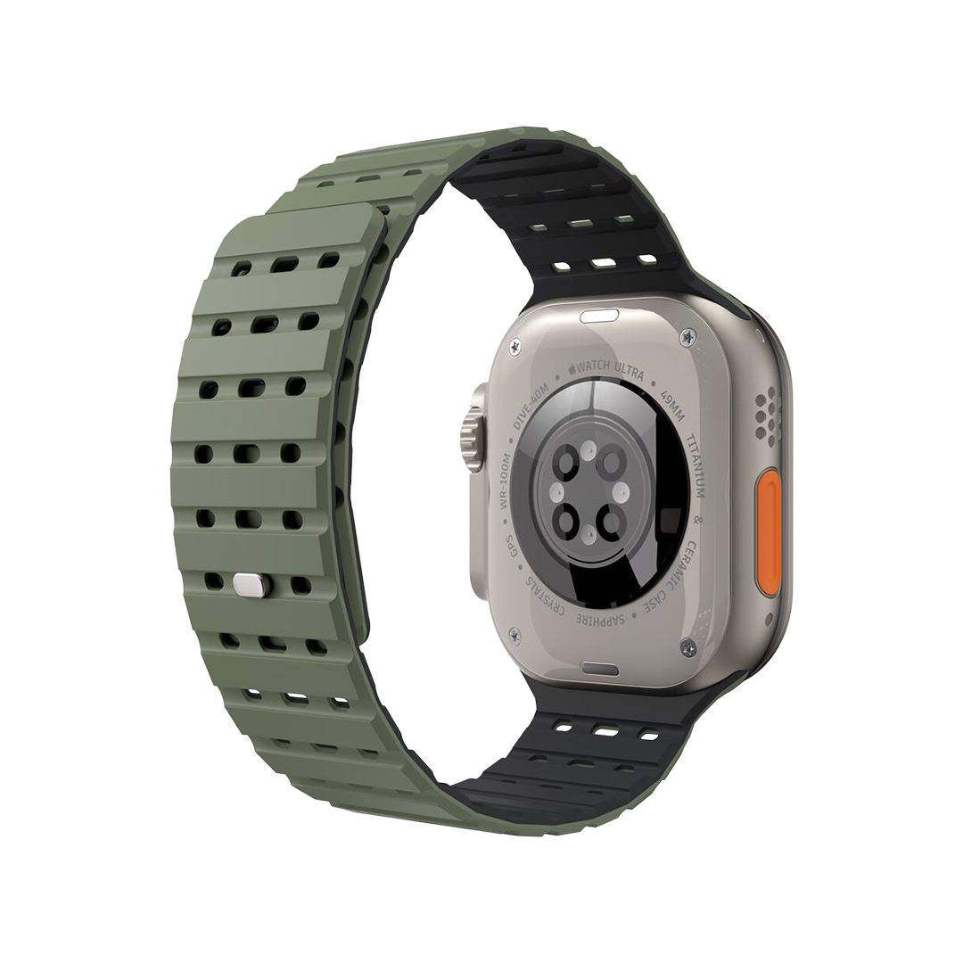 Correa de silicona de Next One para Apple Watch (44, 46, 49 mm) - Verde