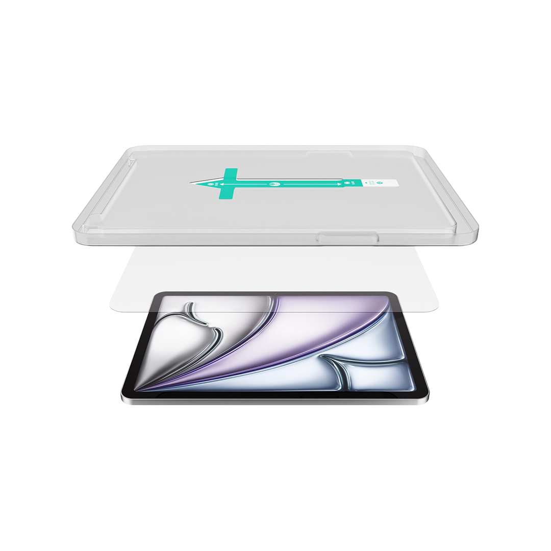 Cristal templado para iPad Air 11 (M2, M3 y M4) con kit de instalación manual de Next One