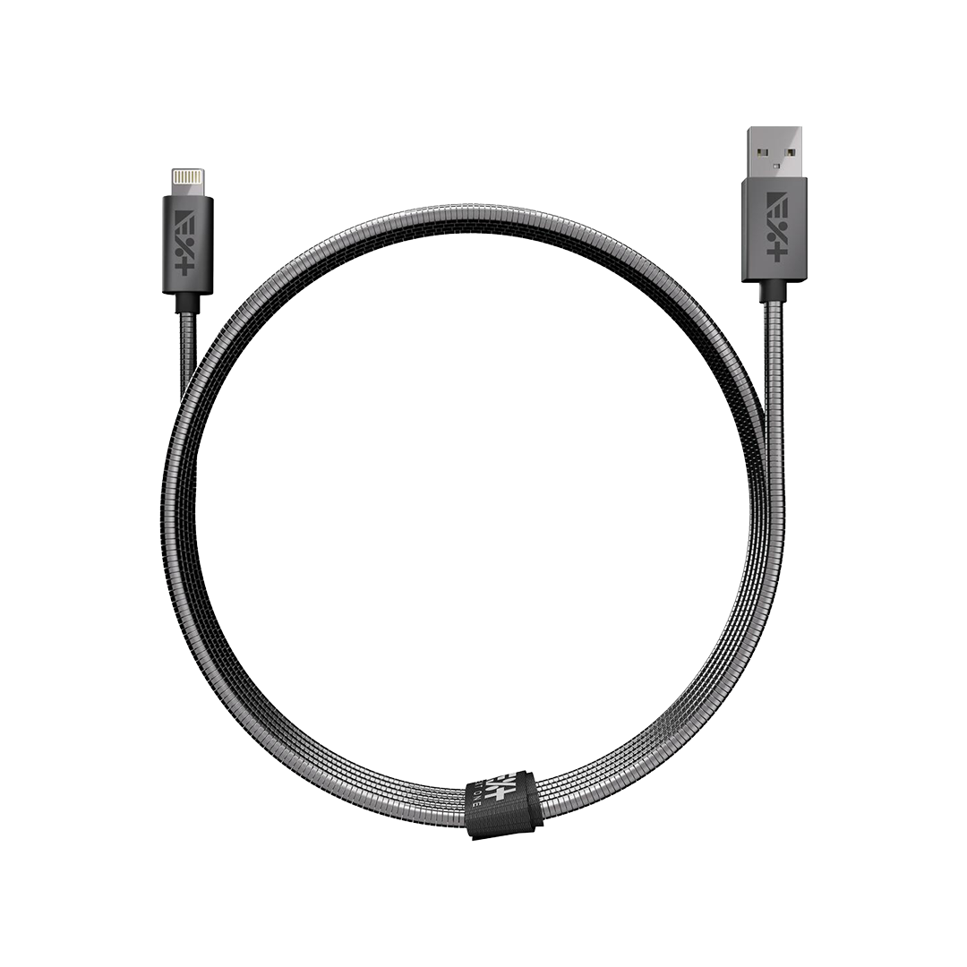 Cable metálico de conector Lightning a USB de Next One (1 m) - Gris espacial