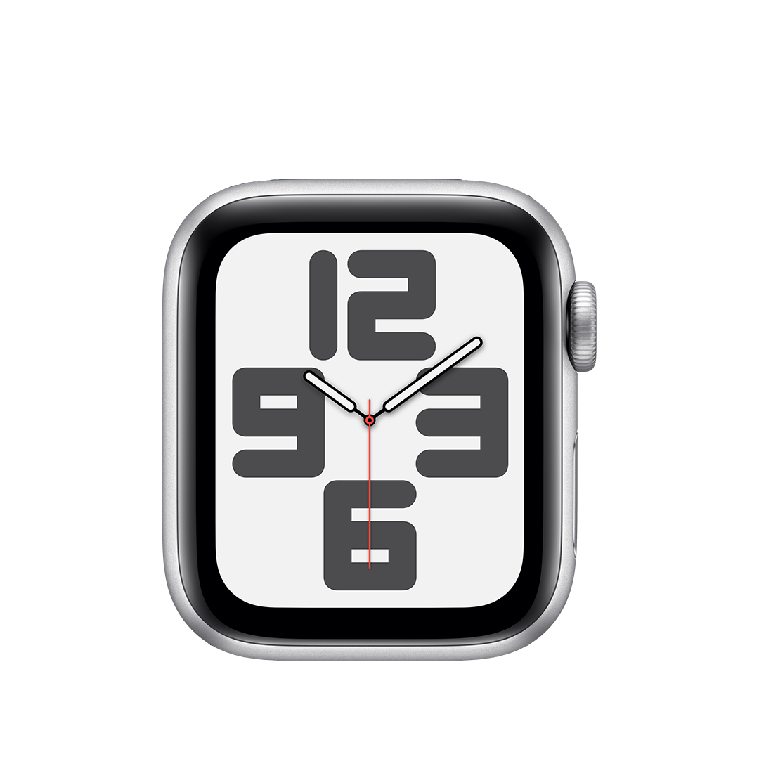 Caja de 40 mm aluminio plata del Apple Watch SE Cellular - Correa deportiva azul denim | Producto reacondicionado