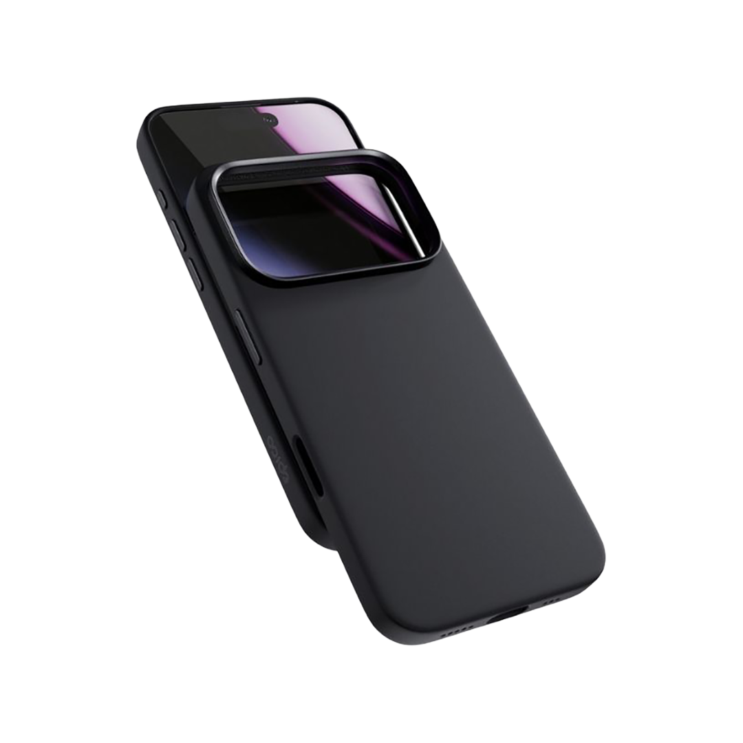Funda Mag+ de silicona de Epico para el iPhone 17 Pro - Negro