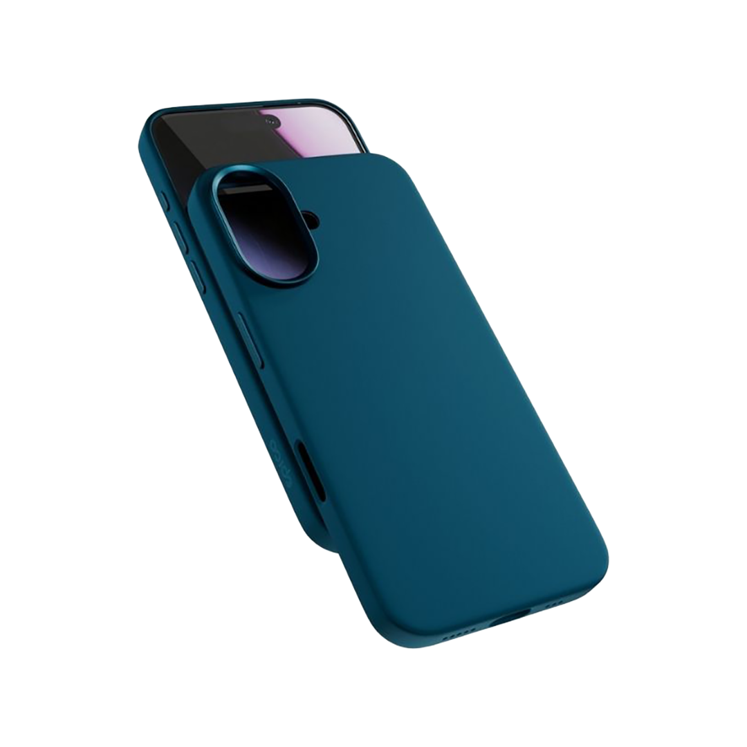 Funda Mag+ de silicona de Epico para el iPhone 17 - Azul