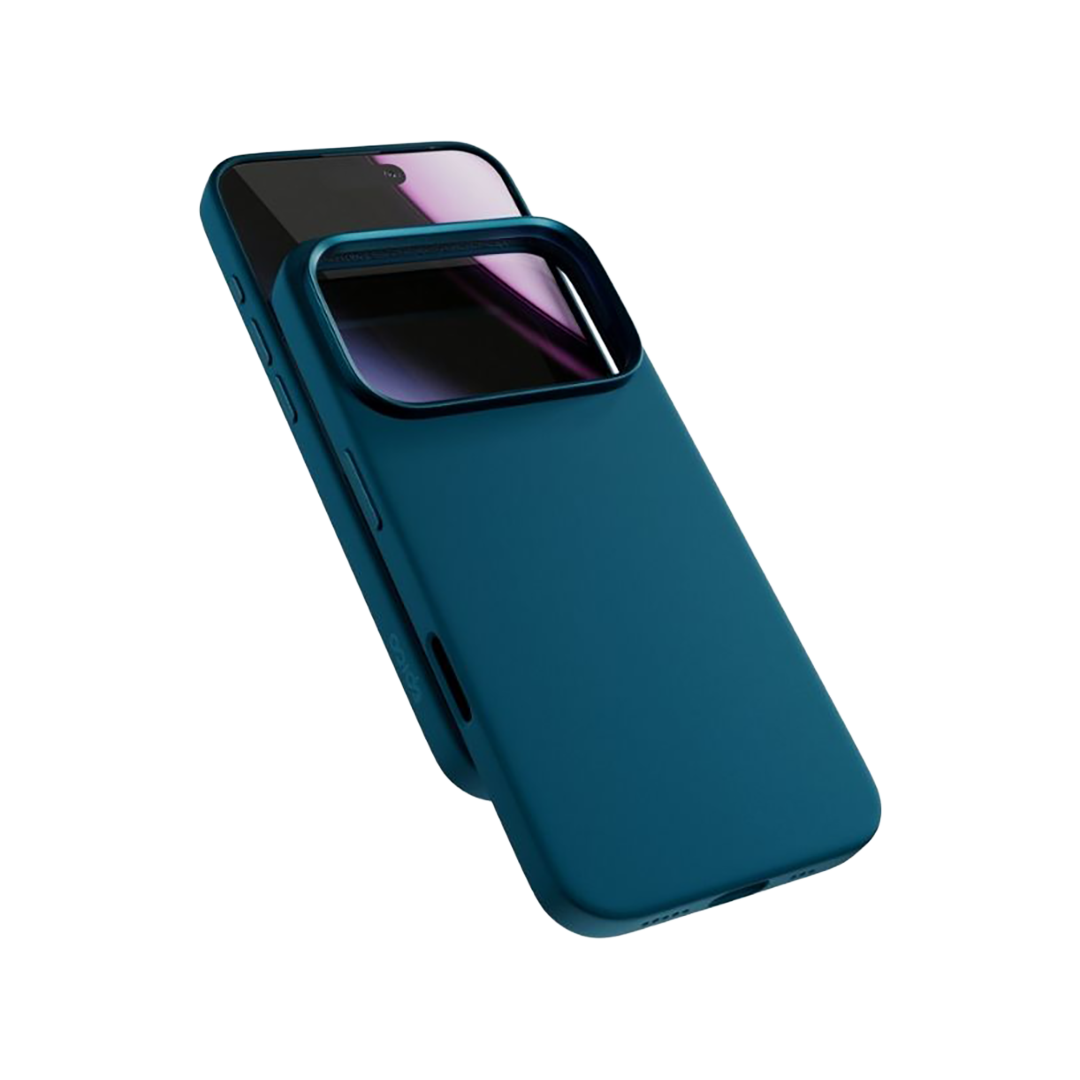 Funda Mag+ de silicona de Epico para el iPhone 17 Pro - Azul