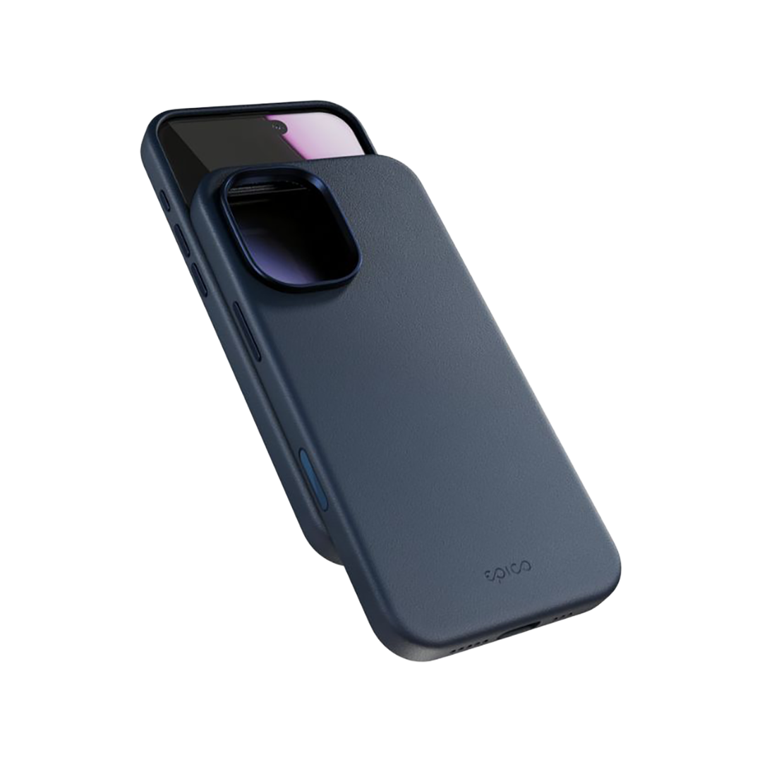 Funda Pro Mag+ de piel de Epico para el iPhone 17 - Azul