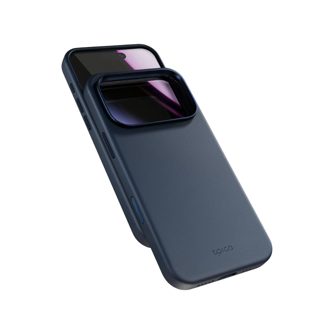 Funda Pro Mag+ de piel de Epico para el iPhone 17 Pro - Azul