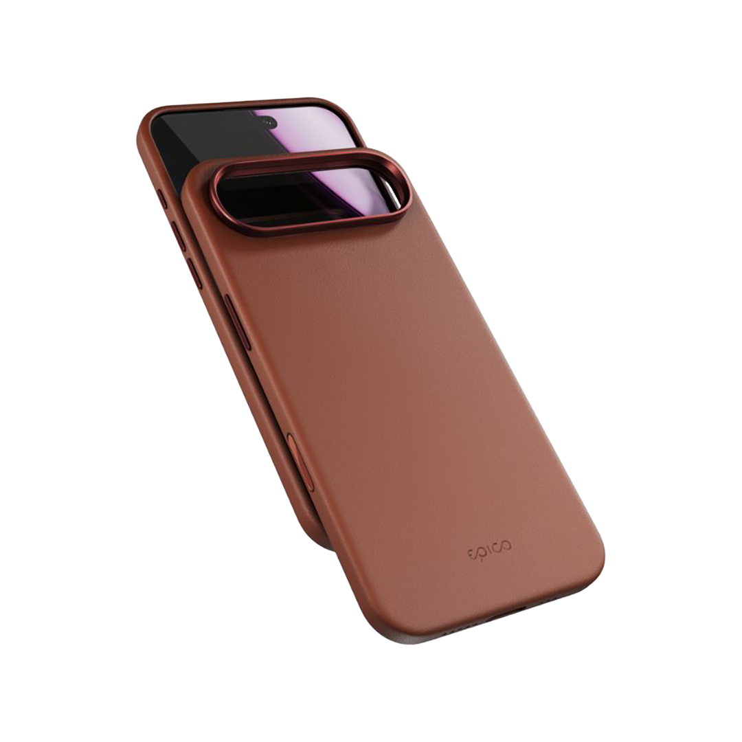 Funda Pro Mag+ de piel de Epico para el iPhone Air - Marrón