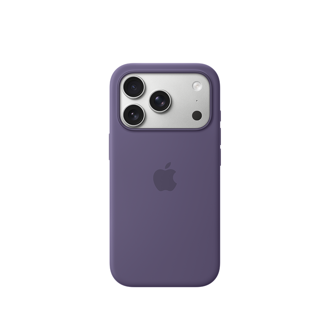Funda de silicona con MagSafe de Apple para el iPhone 17 Pro - Niebla lila