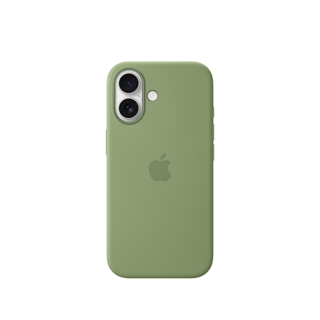 Funda de silicona con MagSafe de Apple para el iPhone 17 - Musgo claro