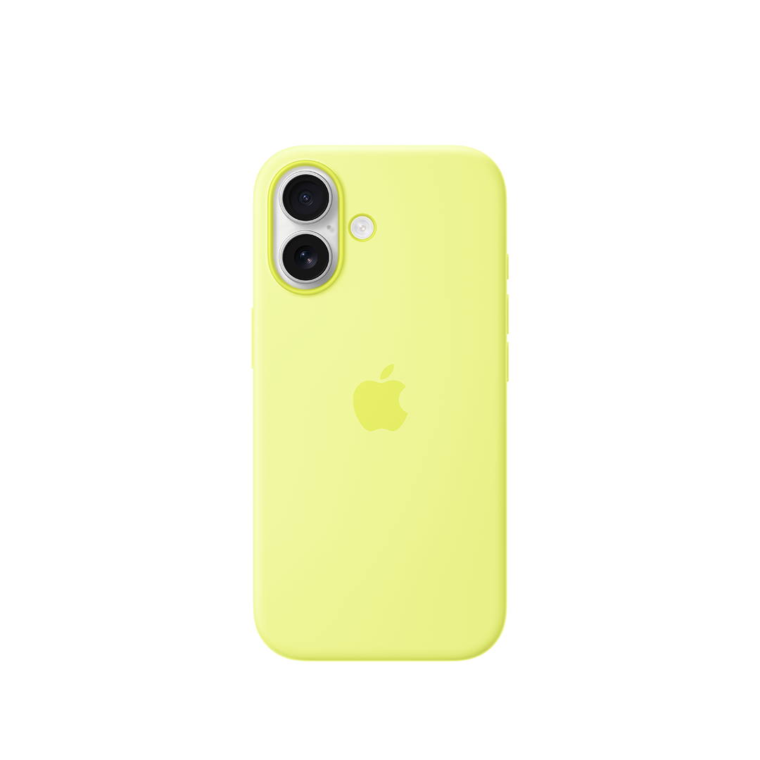 Funda de silicona con MagSafe de Apple para el iPhone 17 - Amarillo neón